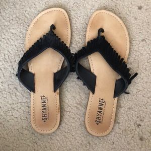 shyanne fringe sandals